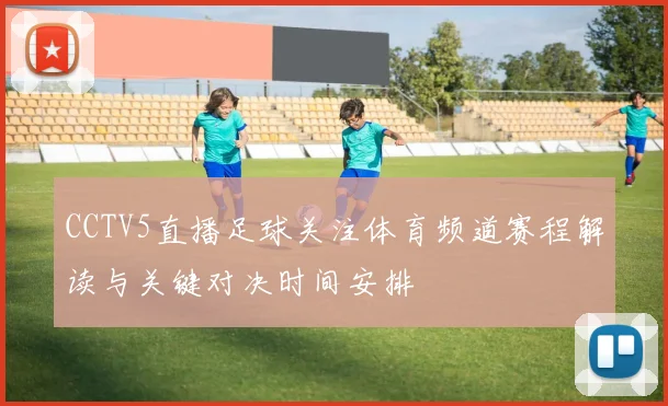 CCTV5直播足球关注体育频道赛程解读与关键对决时间安排